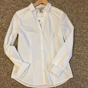 New with tags HM tailored white blouse Sz 8